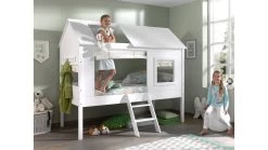 Bed Als Boomhut Charlotte Met Set Gordijnen