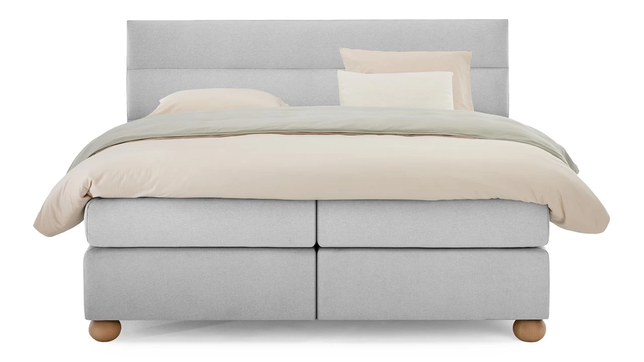 Karlsson Boxspring Solid Lina Vlak Met Gestoffeerd Matras - Afbeelding 6
