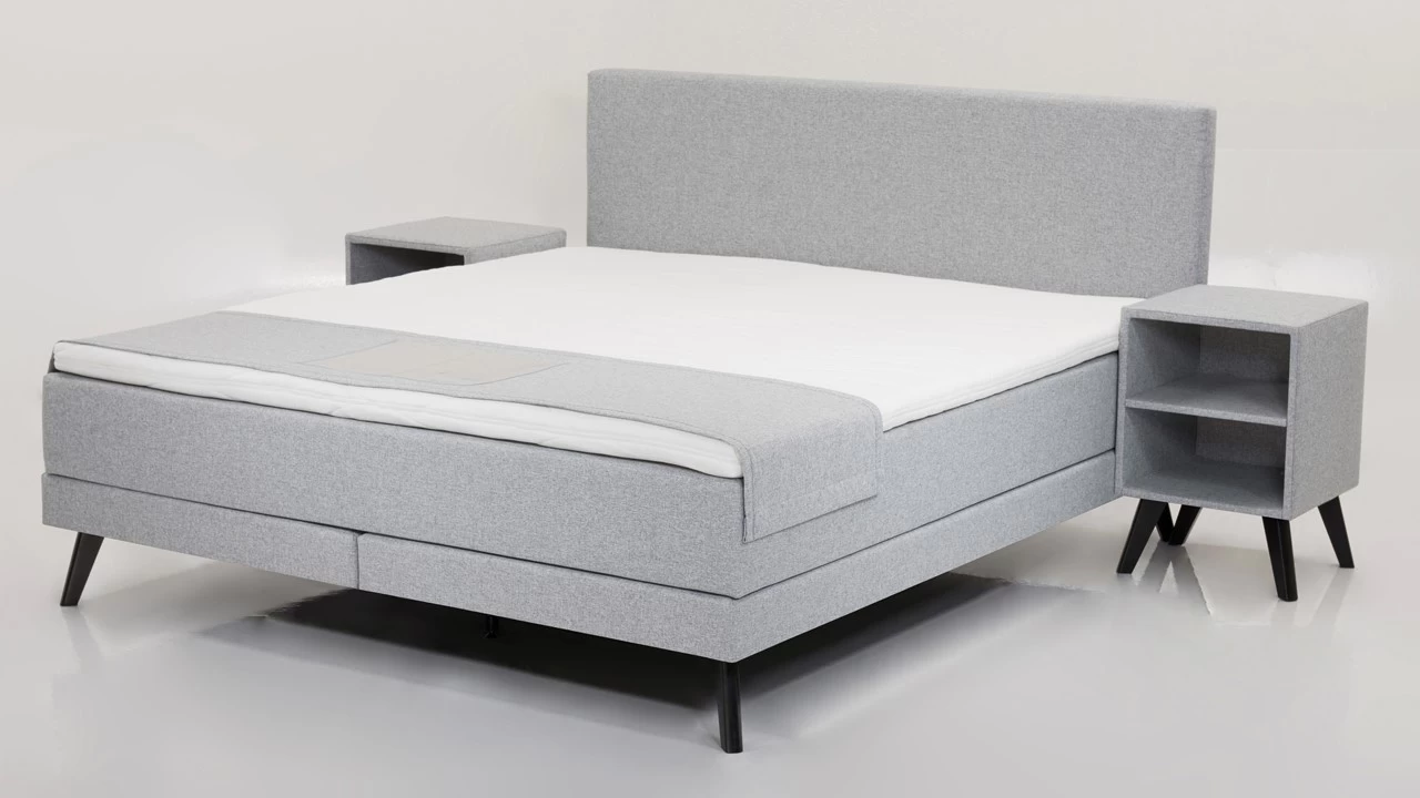 Boxspring Viggo Promo Vlak Met Gestoffeerd Matras - Afbeelding 2