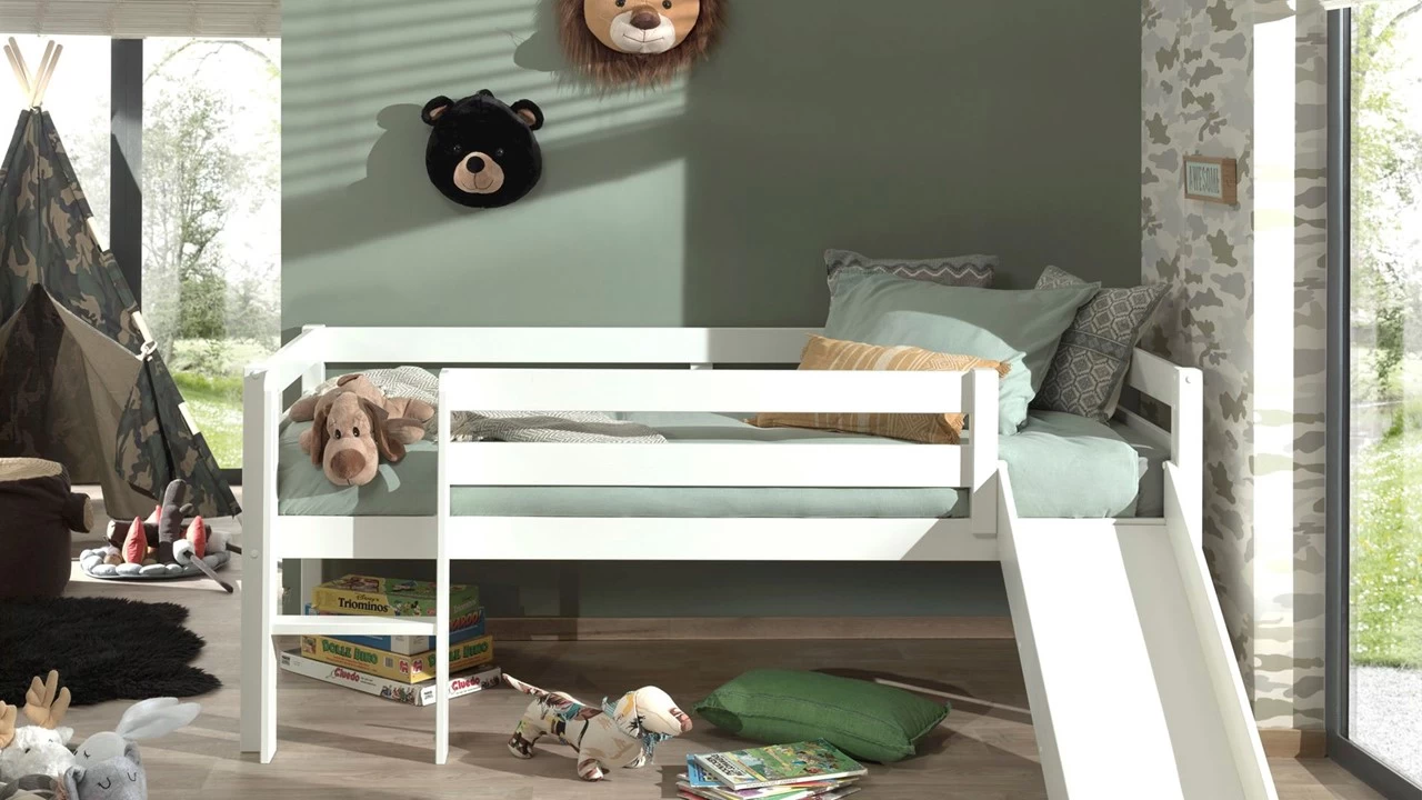 Halfhoogslaper Pino Met Glijbaan