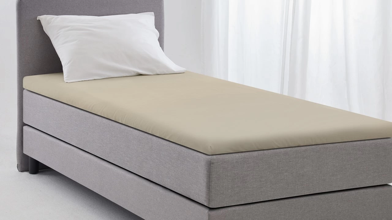 Hoeslaken Beter Bed Select Biologisch Perkal Topper - Afbeelding 2