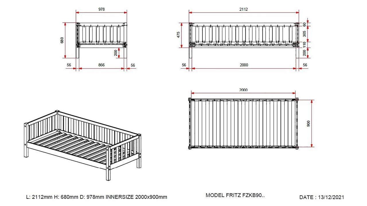 Kajuitbed Fritz - Afbeelding 3