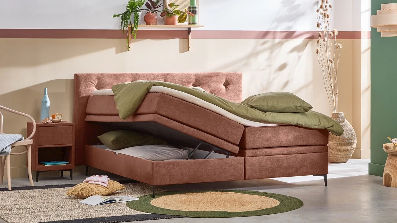 Opbergbox Citrine Met Gestoffeerd Matras