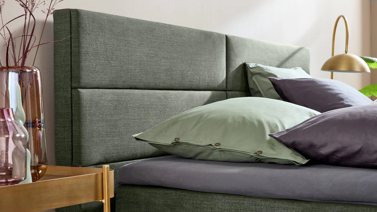 Opbergboxspring Pearl Vlak Met Gestoffeerd Matras - Afbeelding 4