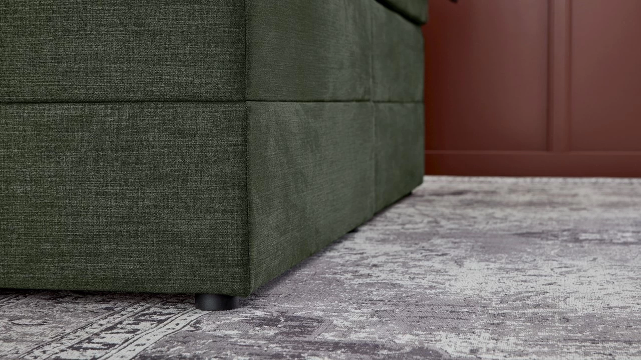 Opbergboxspring Pearl Vlak Met Gestoffeerd Matras - Afbeelding 5