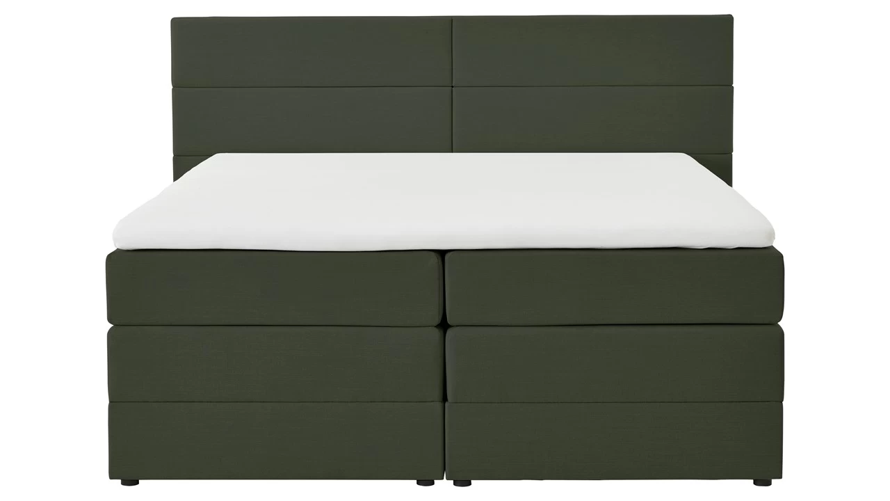 Opbergboxspring Pearl Vlak Met Gestoffeerd Matras - Afbeelding 9